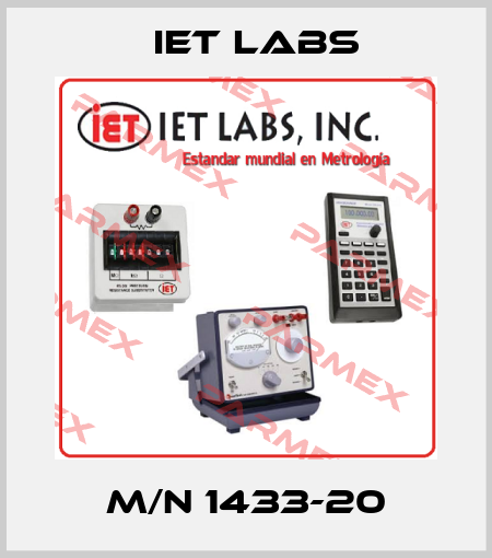 M/N 1433-20 IET Labs
