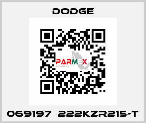 069197  222KZR215-T Dodge