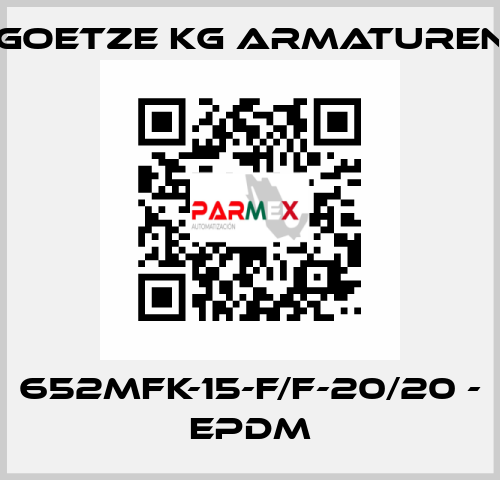 652mFK-15-f/f-20/20 - EPDM Goetze KG Armaturen