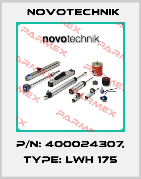 P/N: 400024307, Type: LWH 175 Novotechnik
