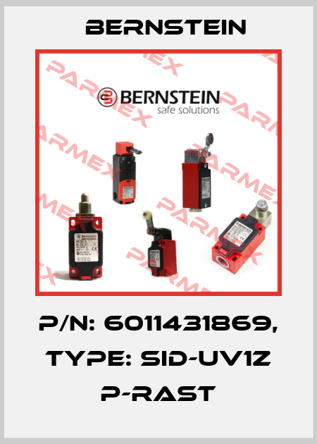 P/N: 6011431869, Type: SID-UV1Z P-RAST Bernstein