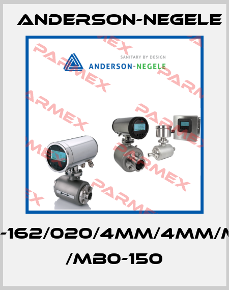 TFP-162/020/4MM/4MM/MPU /MB0-150 Anderson-Negele