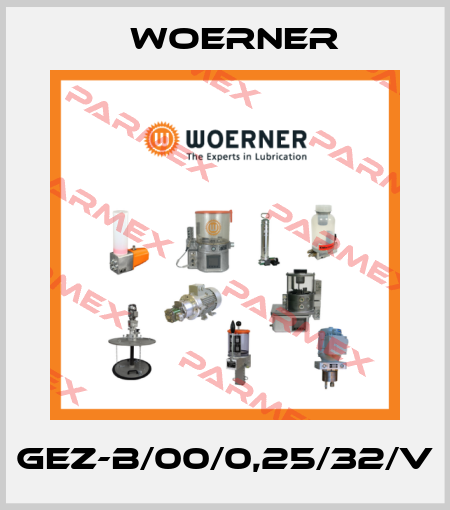 GEZ-B/00/0,25/32/V Woerner