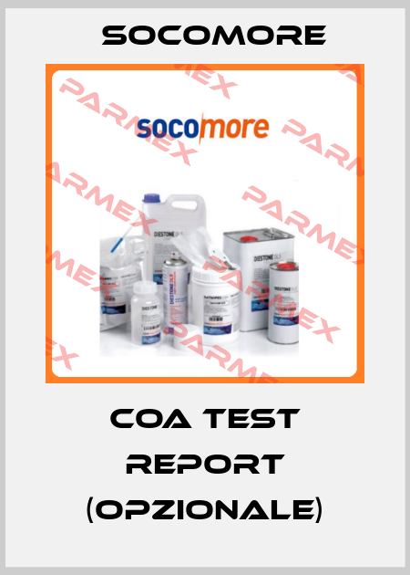 COA TEST REPORT (OPZIONALE) Socomore