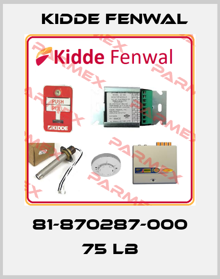 81-870287-000 75 LB Kidde Fenwal