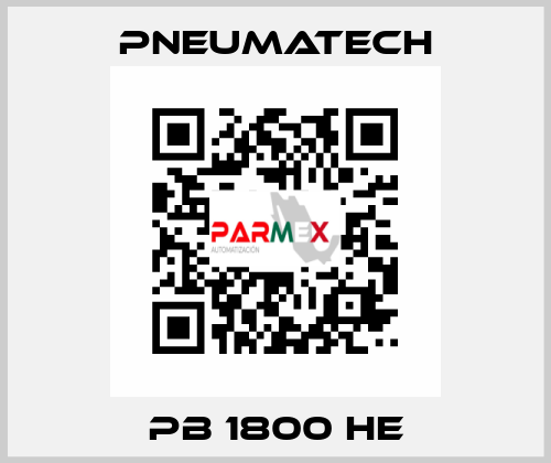 PB 1800 HE Pneumatech