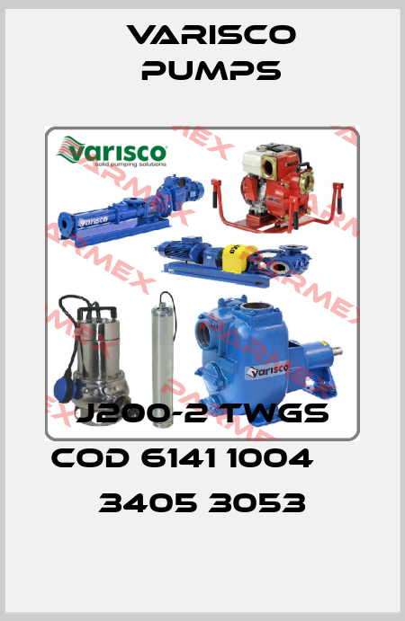 J200-2 TWGS Cod 6141 1004     3405 3053 Varisco pumps