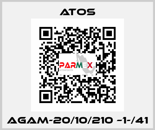 AGAM-20/10/210 –1-/41 Atos