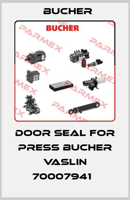 Door seal for press Bucher Vaslin 70007941   Bucher