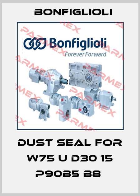 Dust seal for W75 U D30 15 P90B5 B8  Bonfiglioli