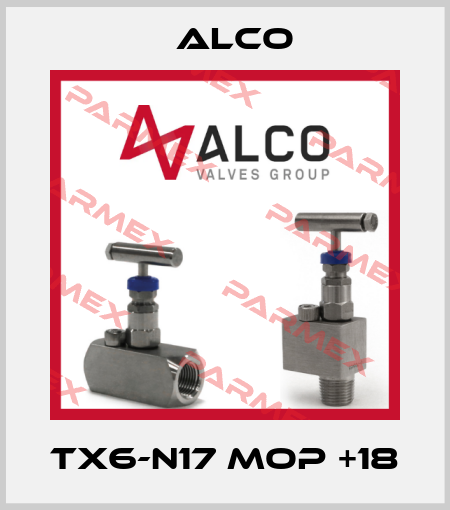 TX6-N17 MOP +18 Alco
