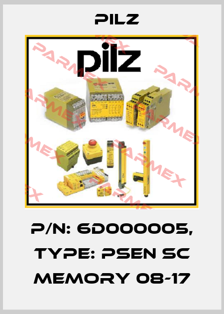 p/n: 6D000005, Type: PSEN sc memory 08-17 Pilz