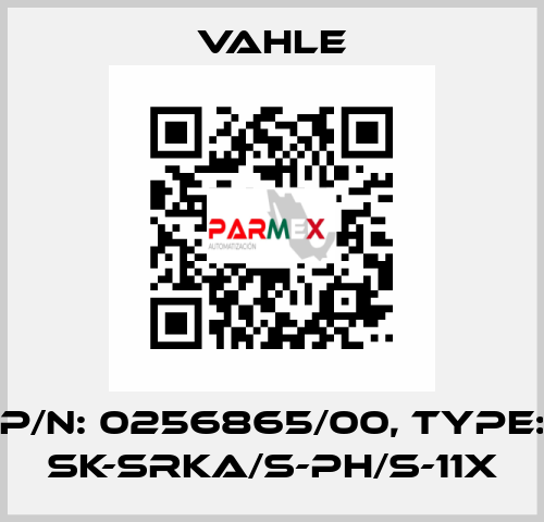 P/n: 0256865/00, Type: SK-SRKA/S-PH/S-11X Vahle