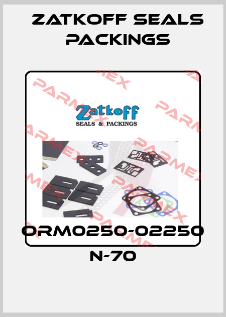 ORM0250-02250 N-70 Zatkoff Seals Packings