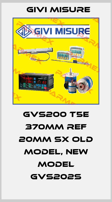 GVS200 T5E 370mm REF 20mm SX old model, new model GVS202S Givi Misure