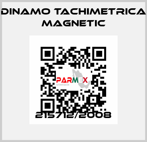 215712/2008 Dinamo Tachimetrica Magnetic