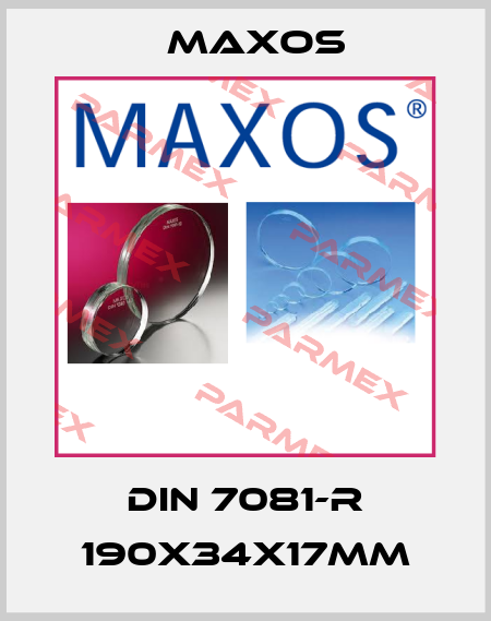 DIN 7081-R 190x34x17mm Maxos