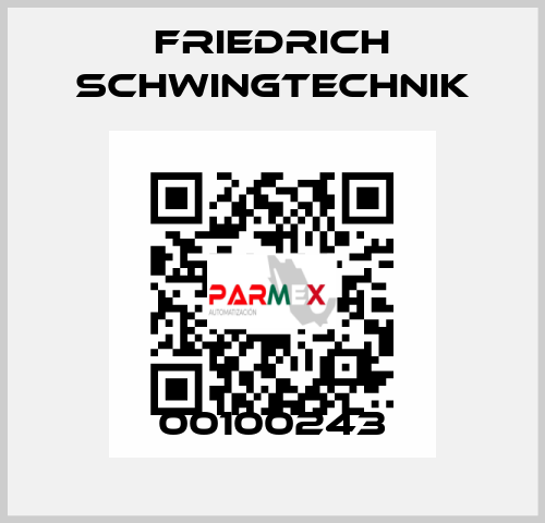 00100243 Friedrich Schwingtechnik