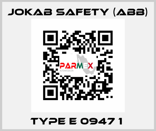 TYPE E 0947 1  Jokab Safety (ABB)