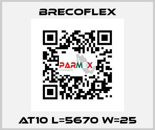 At10 L=5670 W=25 Brecoflex