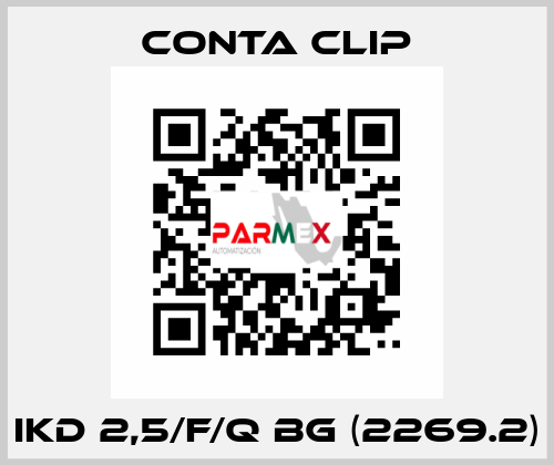 IKD 2,5/F/Q BG (2269.2) Conta Clip