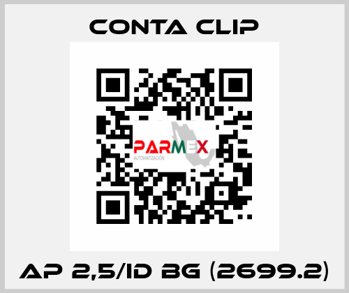 AP 2,5/ID BG (2699.2) Conta Clip