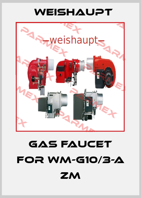 Gas faucet for WM-G10/3-A ZM Weishaupt