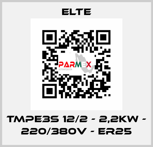 TMPE3S 12/2 - 2,2kW - 220/380V - ER25 Elte