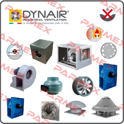 Atex II2G Axial wall fan type VN-Wall 202 M - 0,18 kW Dynair