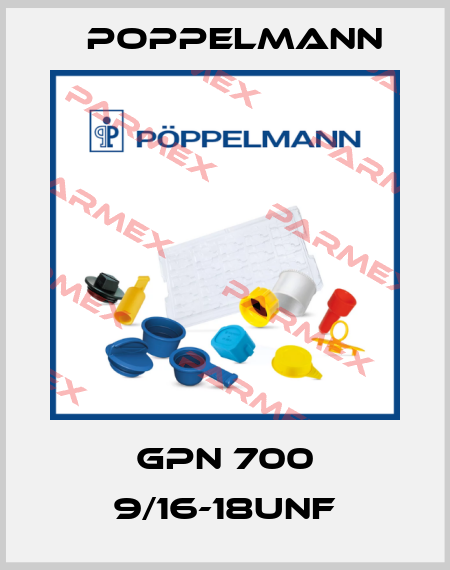 GPN 700 9/16-18UNF Poppelmann