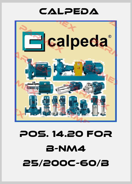 Pos. 14.20 for B-NM4 25/200C-60/B Calpeda