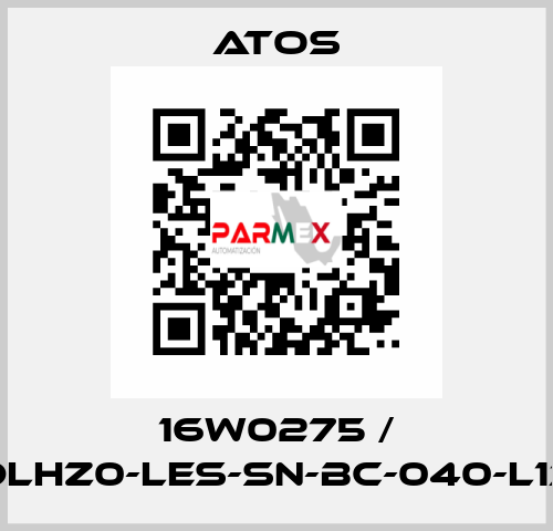 16W0275 / DLHZ0-LES-SN-BC-040-L13 Atos