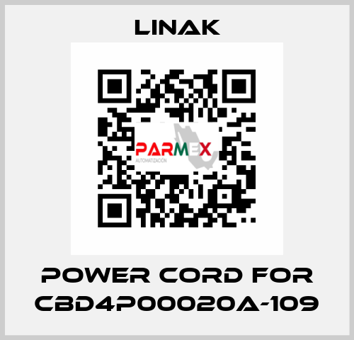 power cord for CBD4P00020A-109 Linak