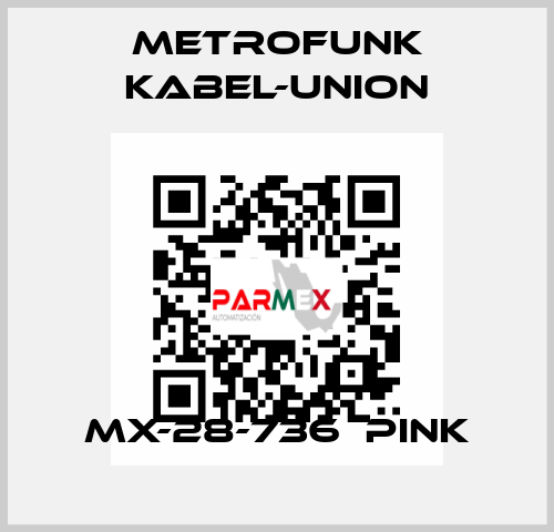 MX-28-736  pink METROFUNK KABEL-UNION