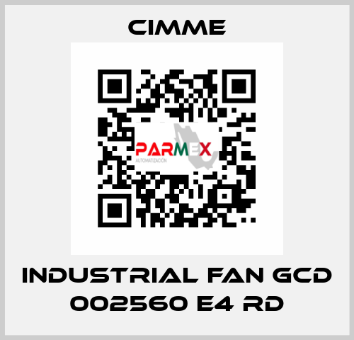 Industrial Fan GCD 002560 E4 RD Cimme