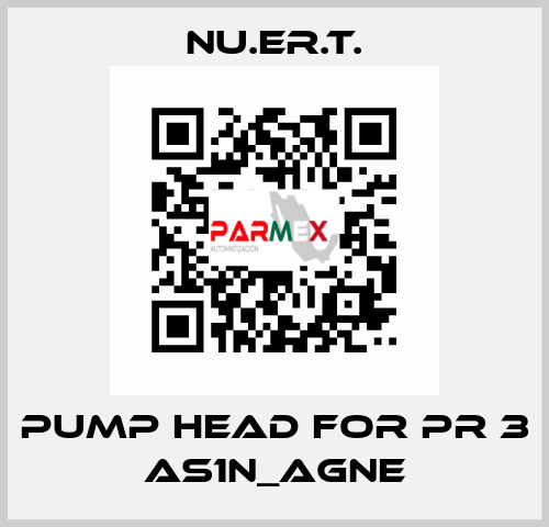 pump head for PR 3 AS1N_AGNE NU.ER.T.