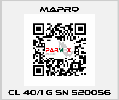 CL 40/1 G SN 520056 Mapro