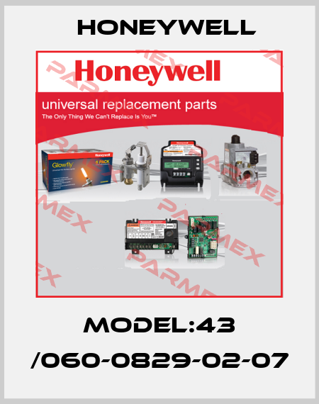Model:43 /060-0829-02-07 Honeywell