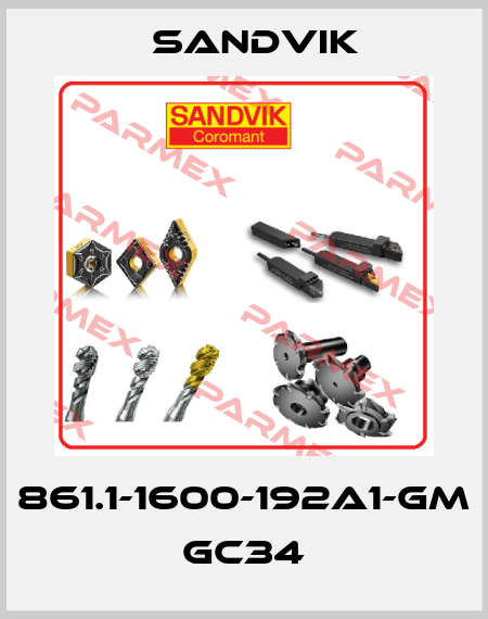 861.1-1600-192A1-GM GC34 Sandvik