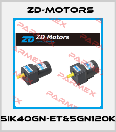 5IK40GN-ET&5GN120K ZD-Motors