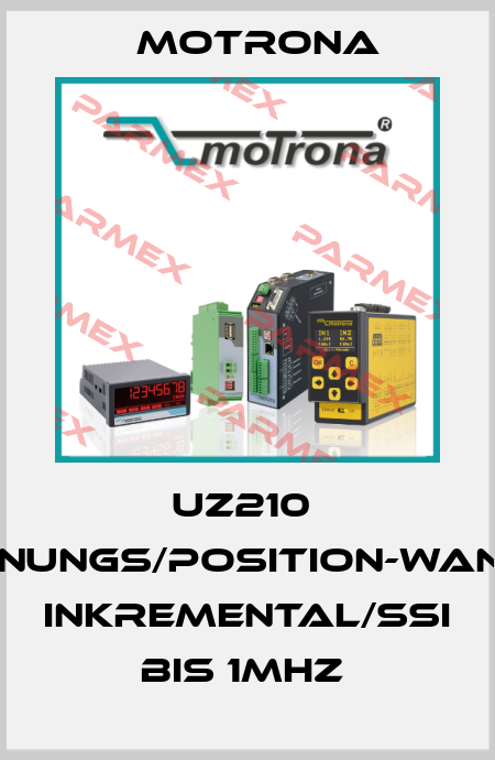 UZ210  Spannungs/Position-Wandler Inkremental/SSI  bis 1MHz  Motrona