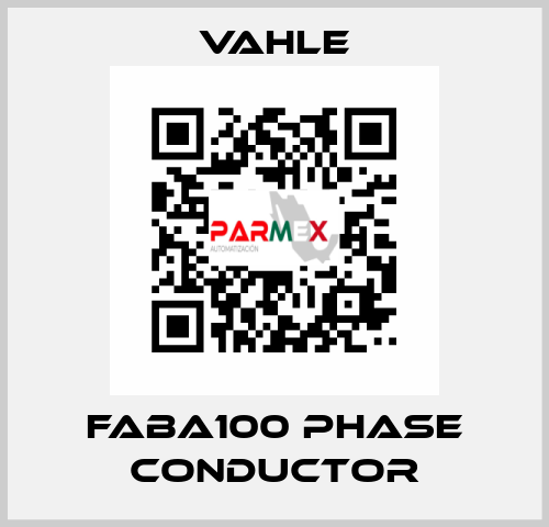 FABA100 PHASE CONDUCTOR Vahle