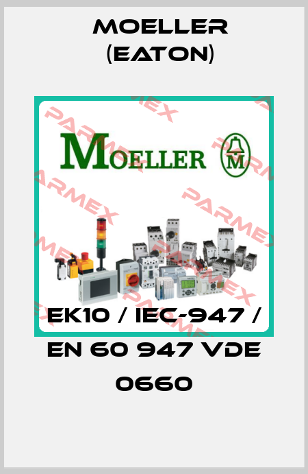 EK10 / IEC-947 / EN 60 947 VDE 0660 Moeller (Eaton)
