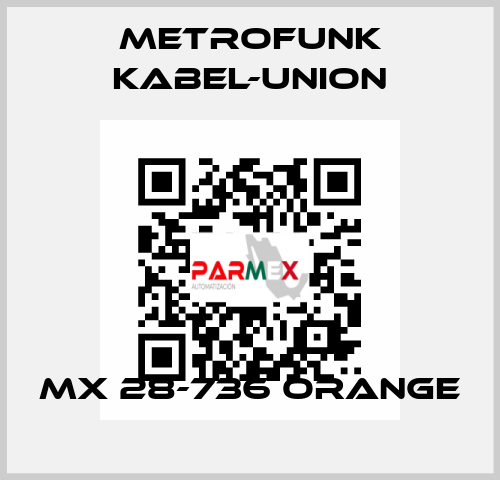 MX 28-736 orange METROFUNK KABEL-UNION