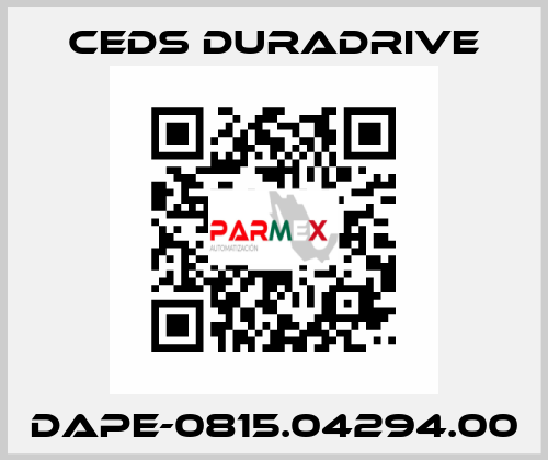 DAPE-0815.04294.00 Ceds Duradrive