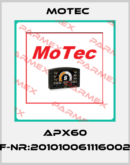APX60 F-Nr:201010061116002 Motec