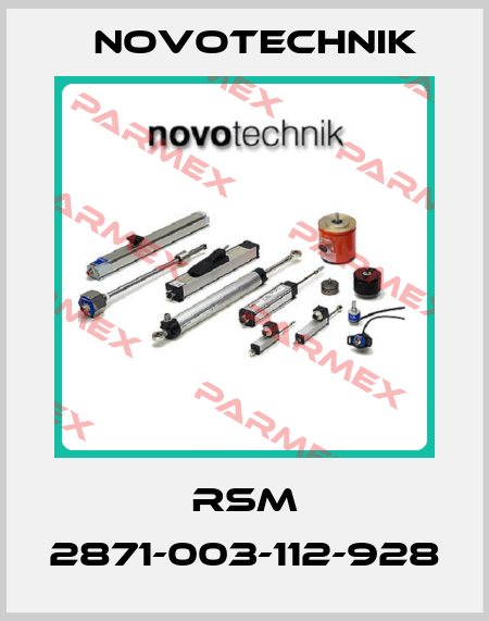 RSM 2871-003-112-928 Novotechnik