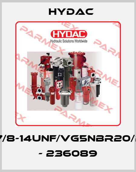 20L*7/8-14UNF/VG5NBR20/P460 - 236089 Hydac