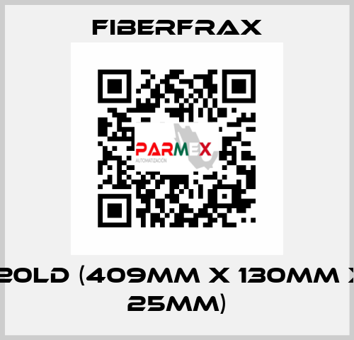 120LD (409mm x 130mm x 25mm) Fiberfrax