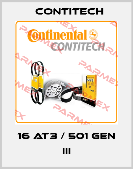 16 AT3 / 501 GEN III Contitech